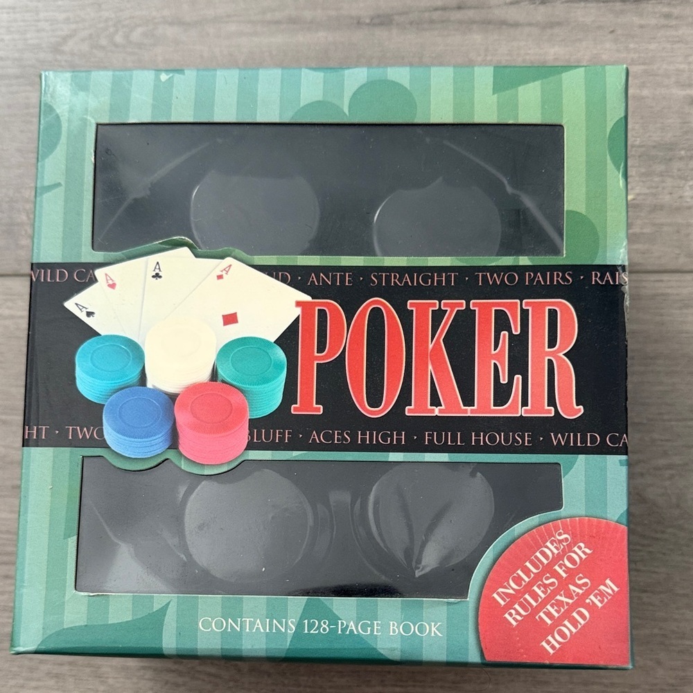 Poker Set with Chips and Cards